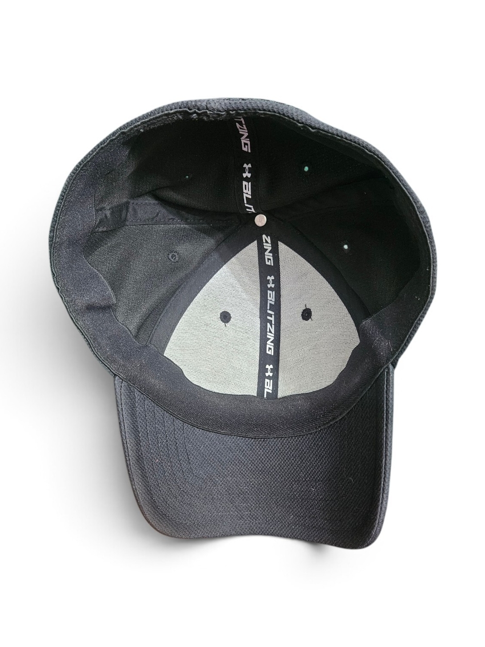 Under Armour Blitzing Stretch-Fit Baseball Cap Black Men’s L/XL - Picture 7 of 9